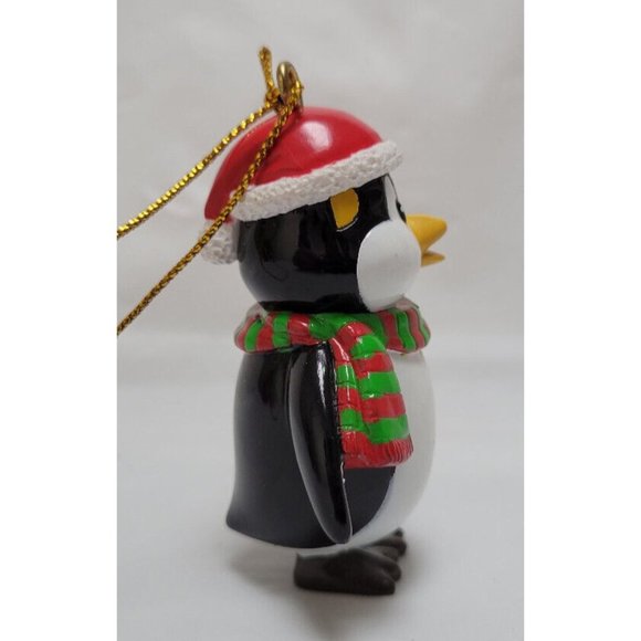 Ganz Penguin Holding Bell Christmas Ornament - Picture 5 of 8